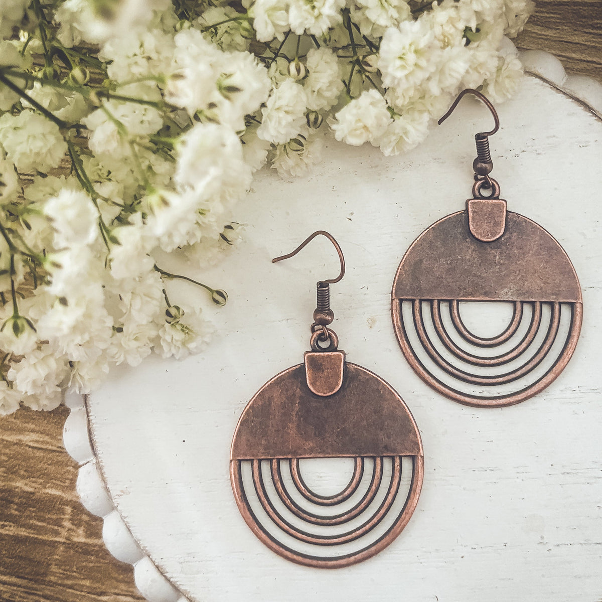 Copper Horizon Earrings