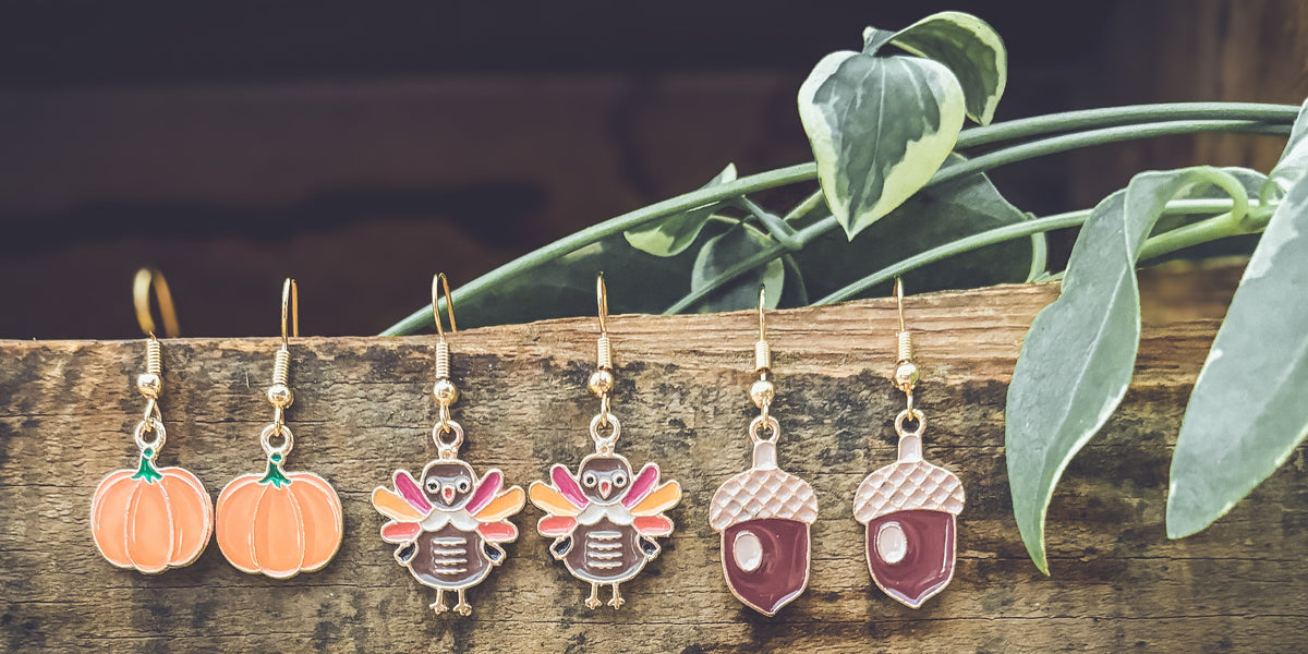 Little Things Fall Earring Set