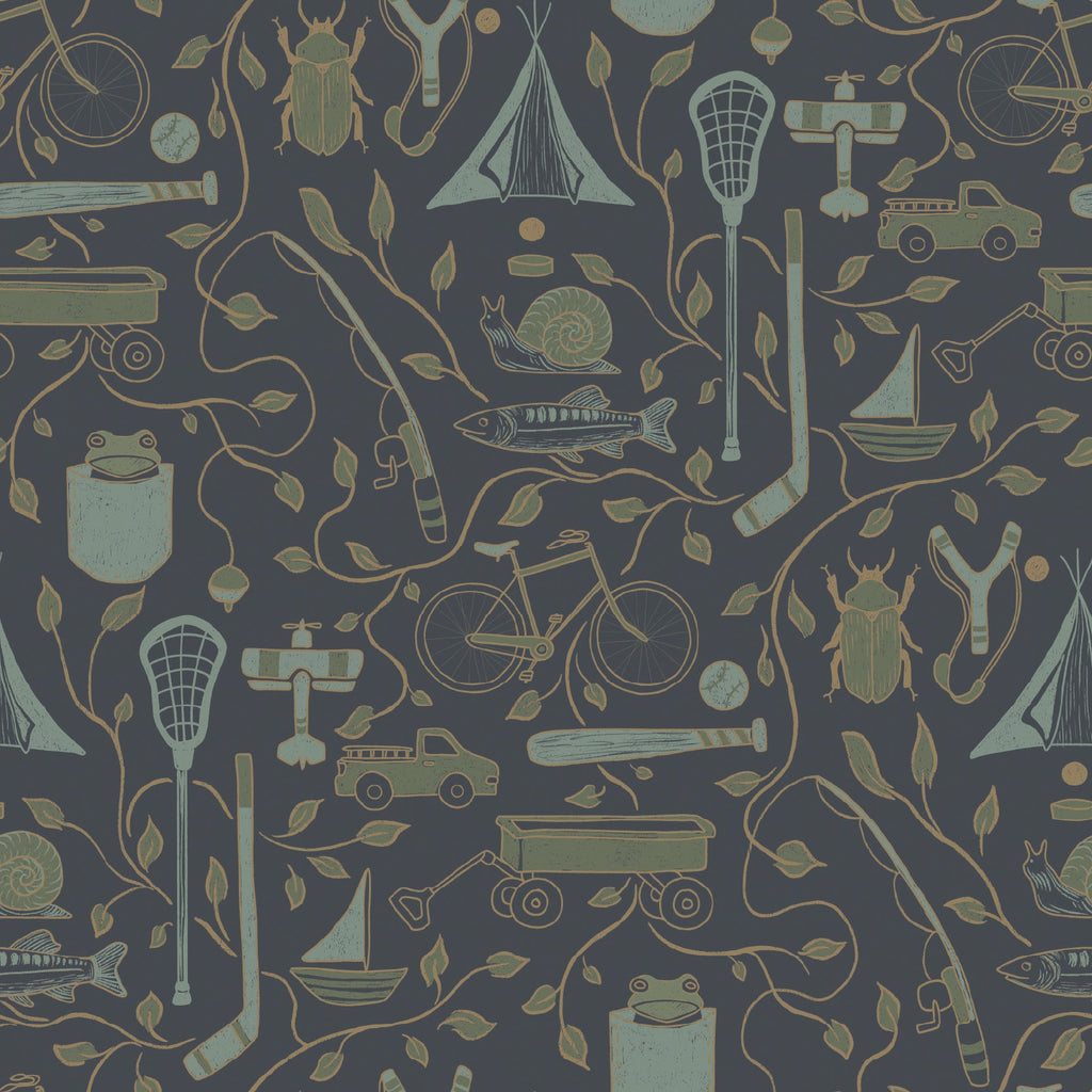 Elliot Wallpaper by Karen and Marisa Designs