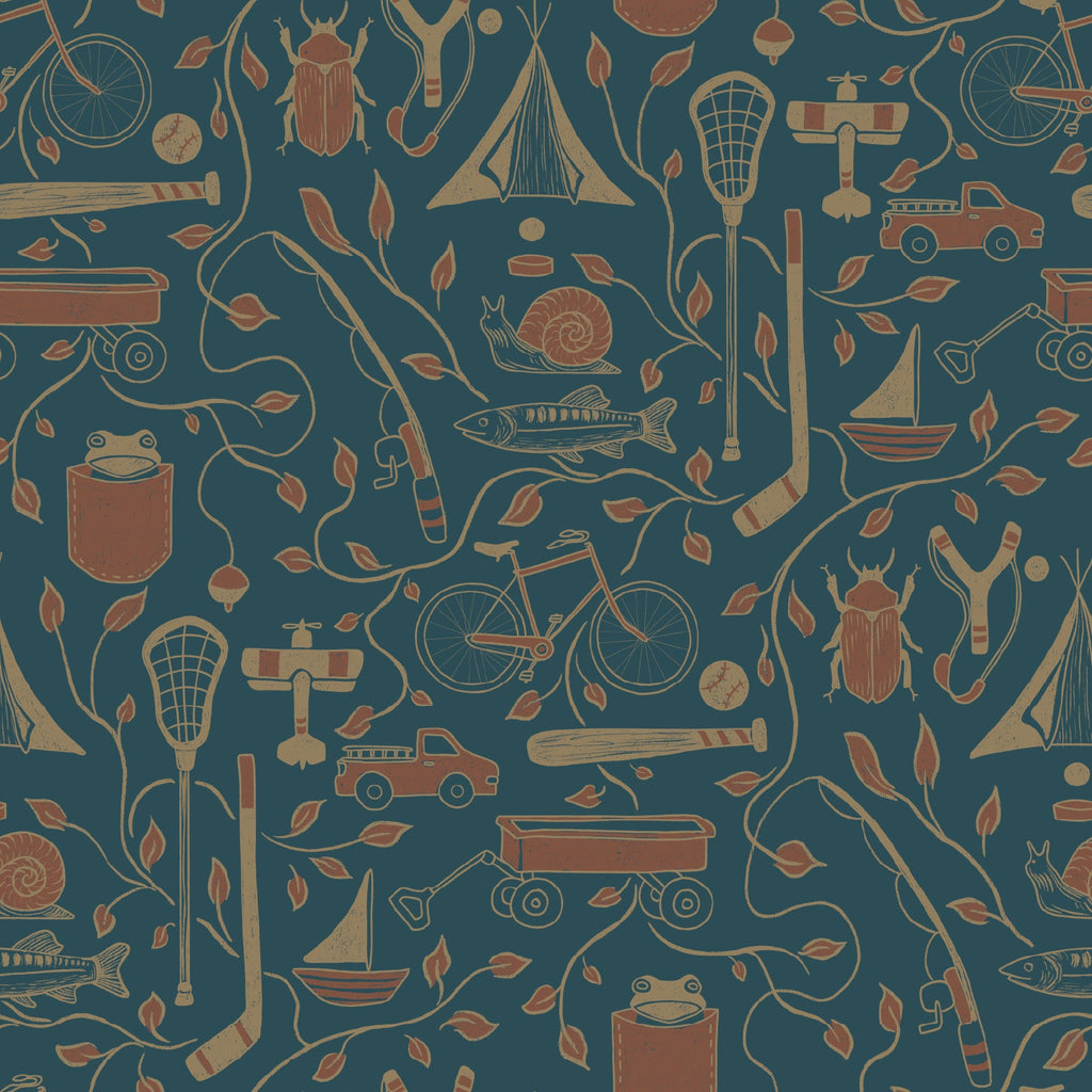 Elliot Wallpaper by Karen and Marisa Designs