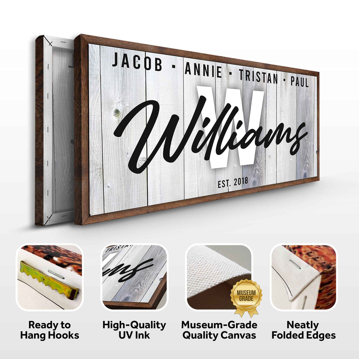 Family Wood Sign