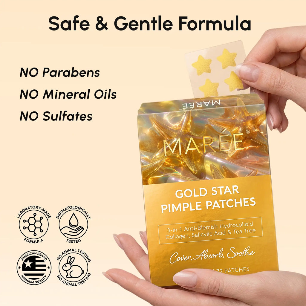 Gold Star Pimple & Acne Patches