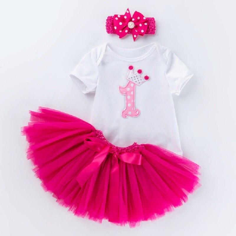 2 Year Girl Baby Birthday Dress For Birthday Girl Party - 3 Piece Infant Clothing Luxury Set For Birthdays For Girls