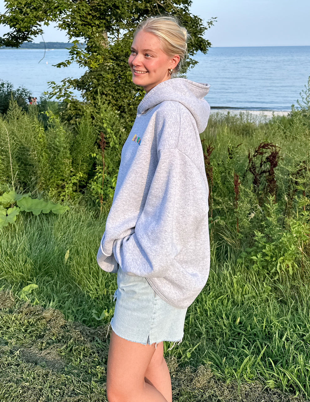 Heaven Heather Grey Unisex Hoodie