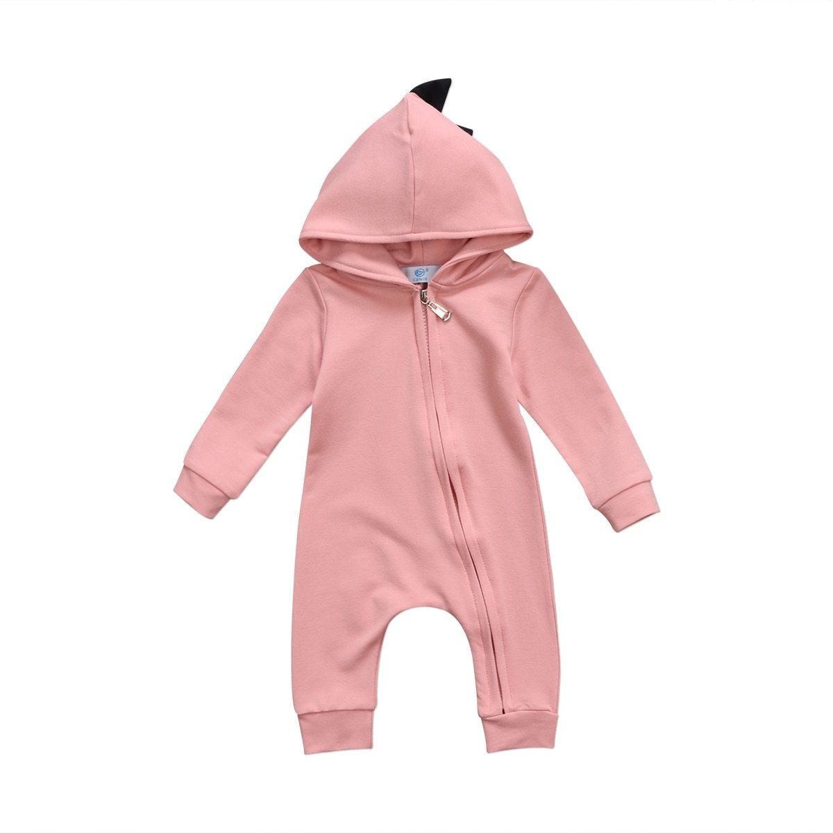 Baby  Dinosaur and Rabit Jumpsuit With Zipper Newborn Baby Clothes Crawling Clothes Baby Girls and Boys Kids Costume Jumpsuit
