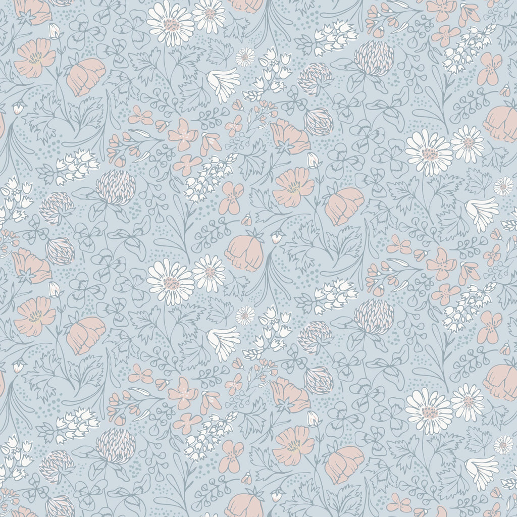 Holles Wallpaper by The Bright Leaf Design