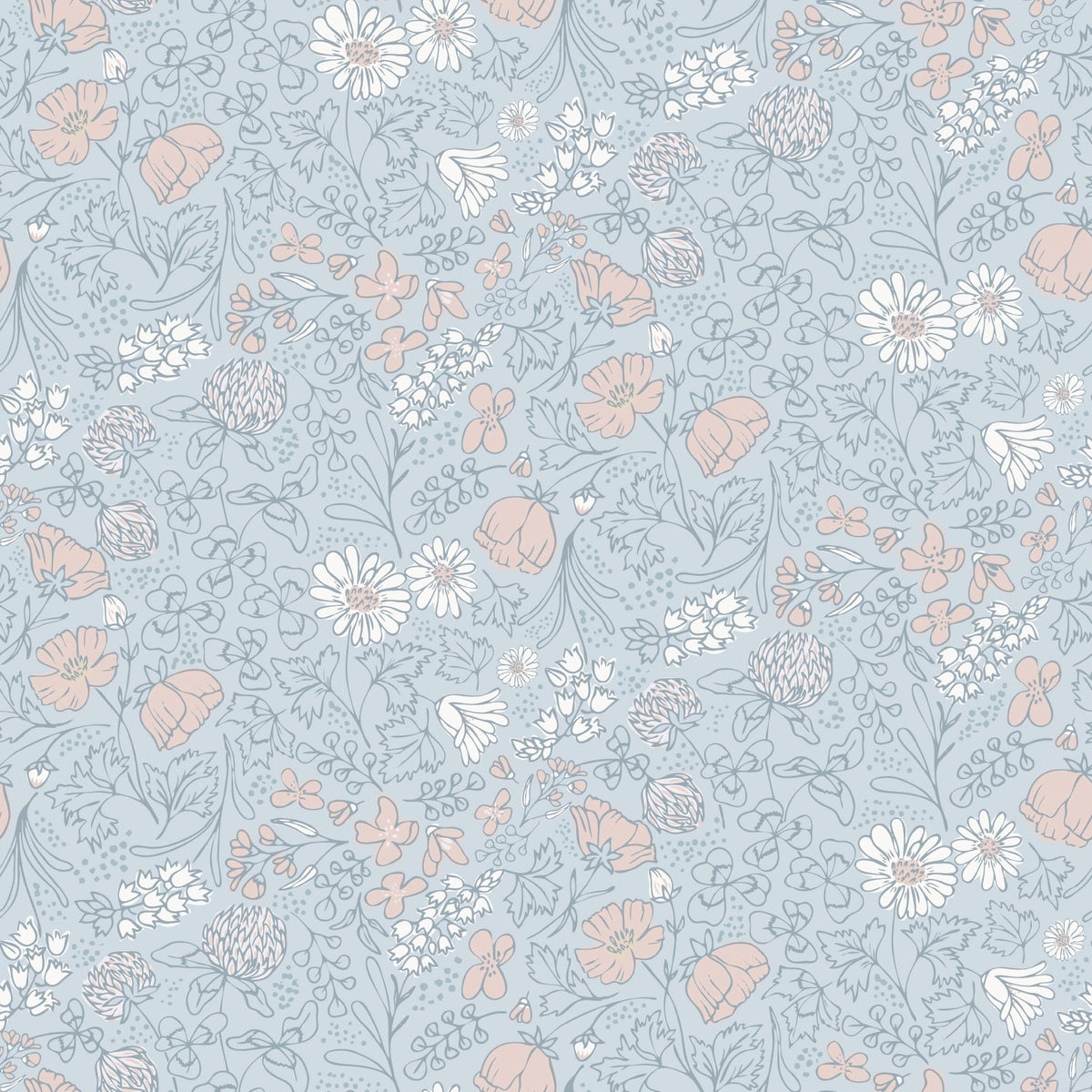 Holles Wallpaper by The Bright Leaf Design