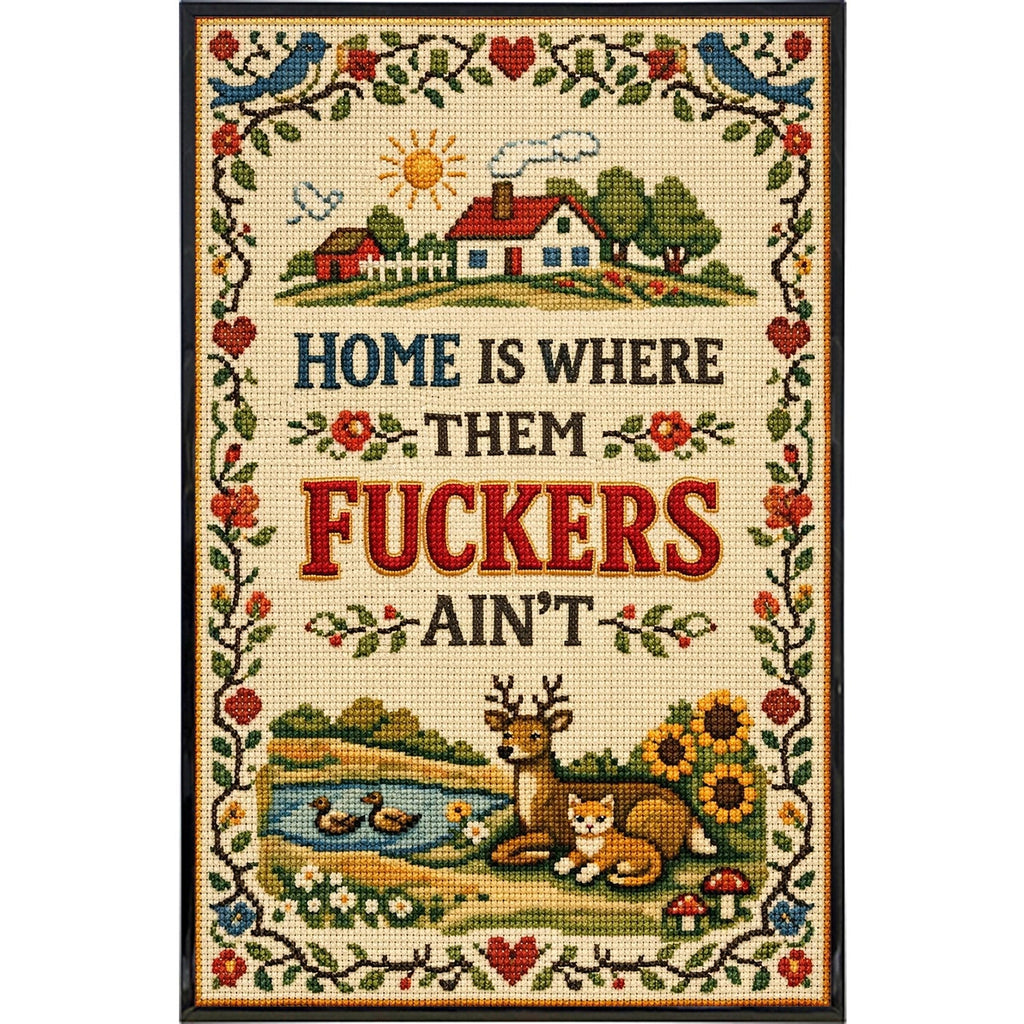 Home is Where Them F--kers Ain't Print