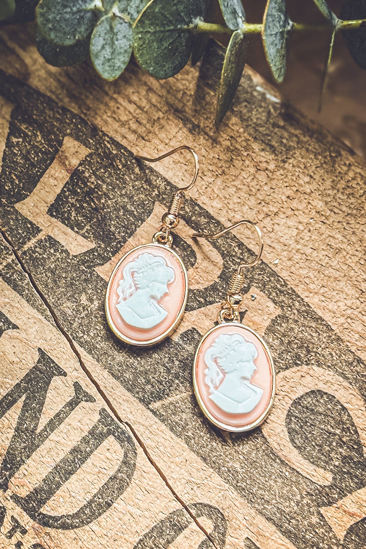 Beautiful Cameo Silhouette Earrings