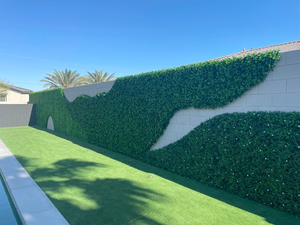Spring Sensation Artificial Vertical Garden Green Wall Panel 40×40in 11 SQ FT – UV Resistant – Commercial Grade