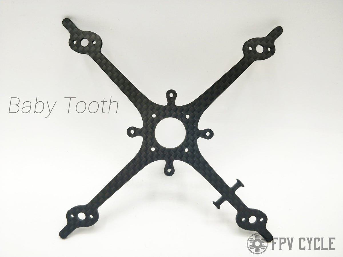 FPVCycle BabyTooth Frame (CHOOSE THICKNESS)