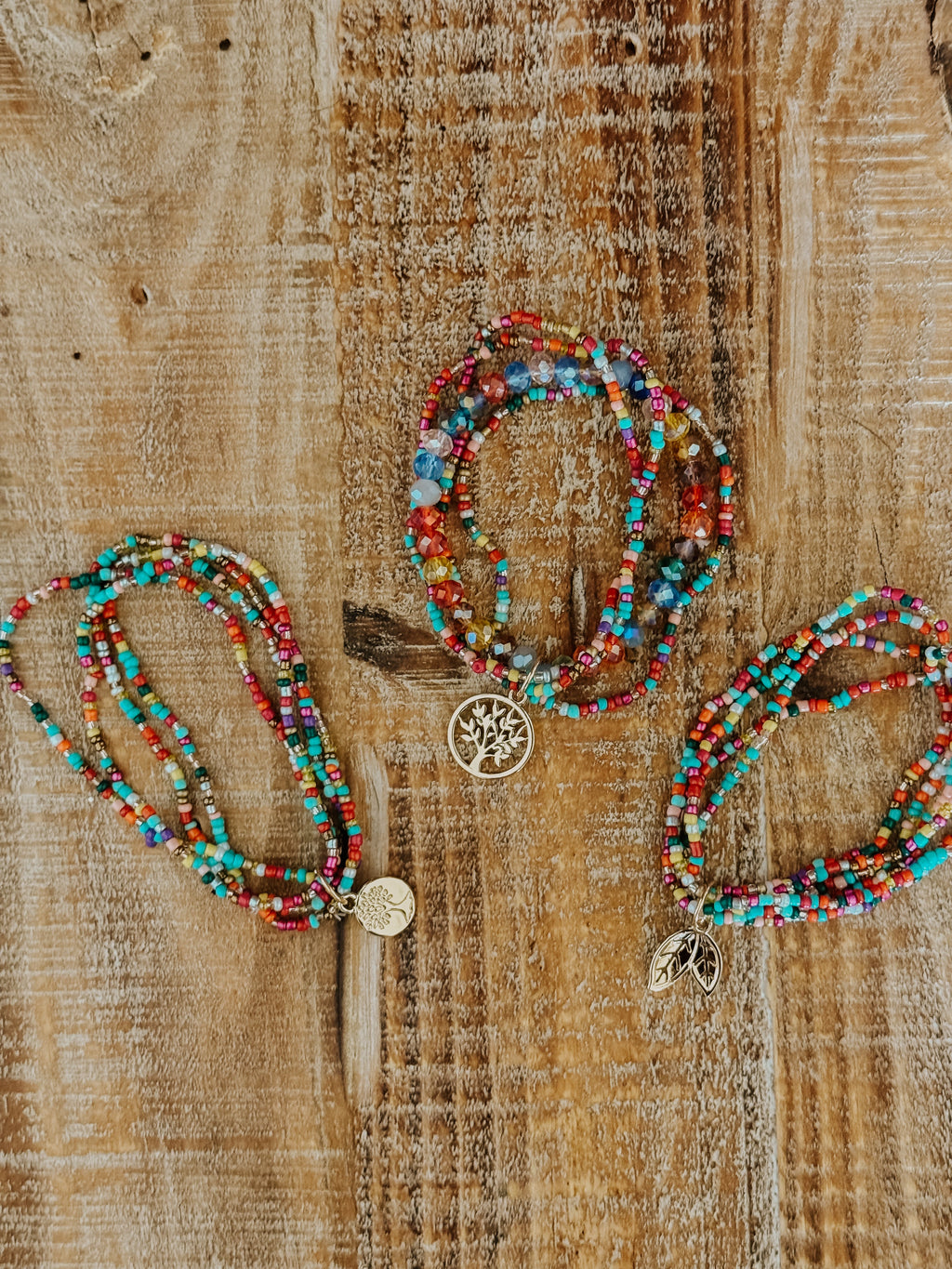 Beautiful Colorful Stacking Bracelet Set
