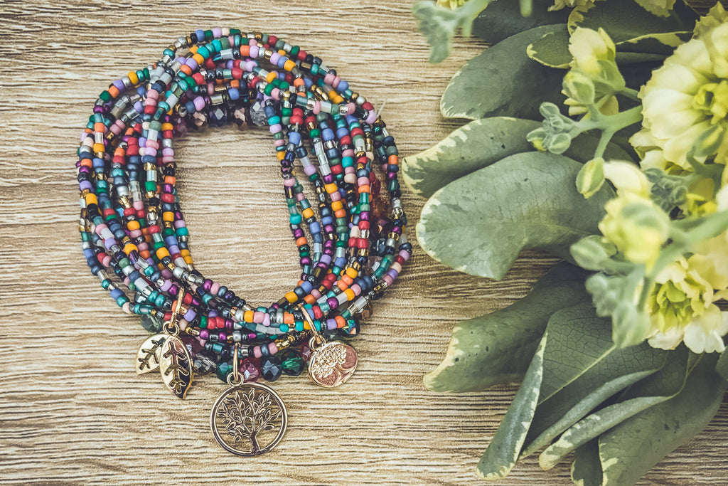 Beautiful Colorful Stacking Bracelet Set