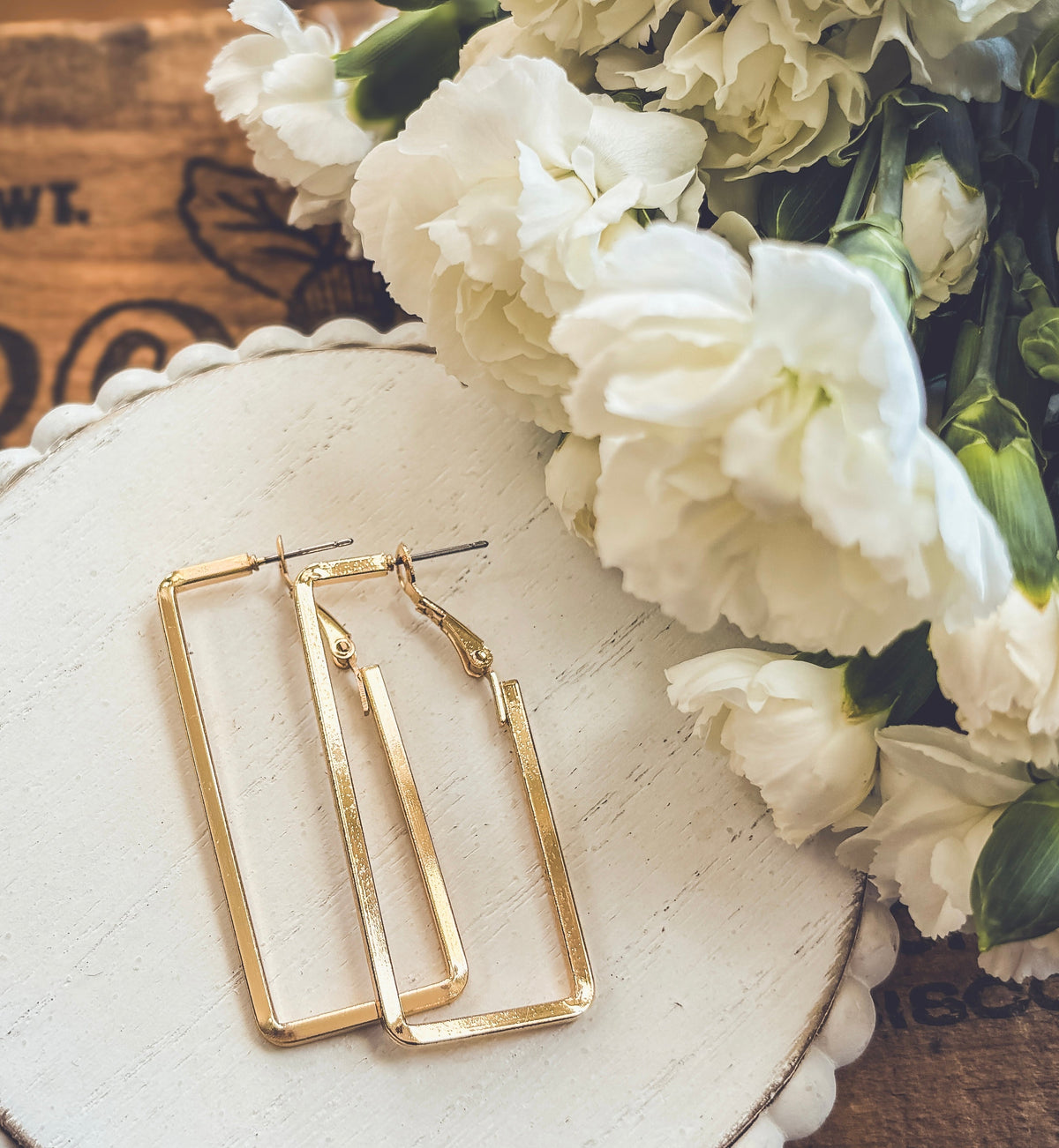 Beautiful Rectangle Earrings