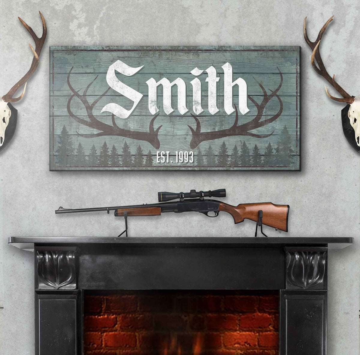 RUSTIC FAMILY ANTLER -LP1