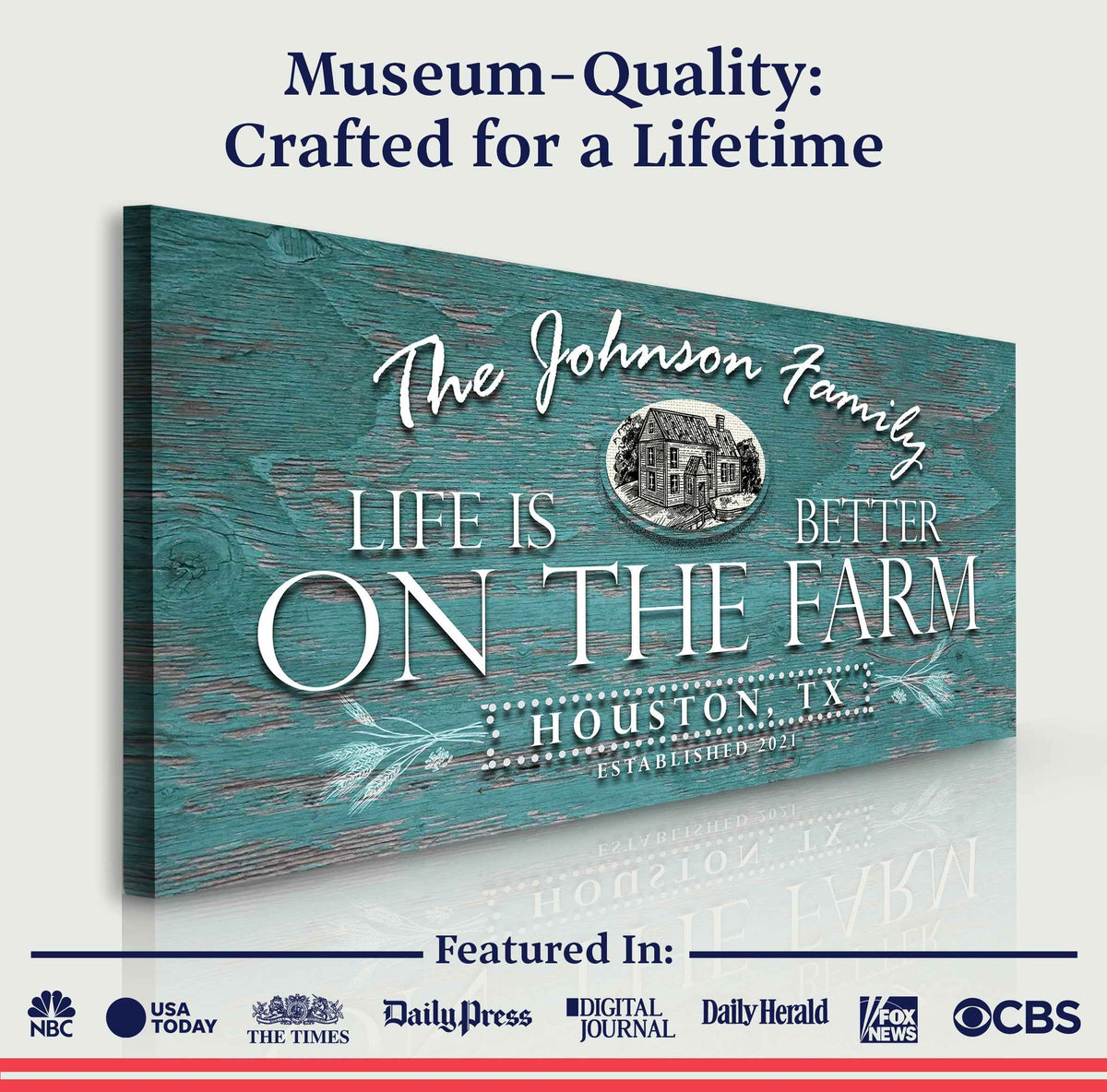 Life Is Better On The Farm Sign VI