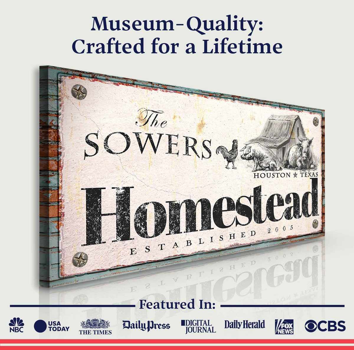 Homestead Sign III