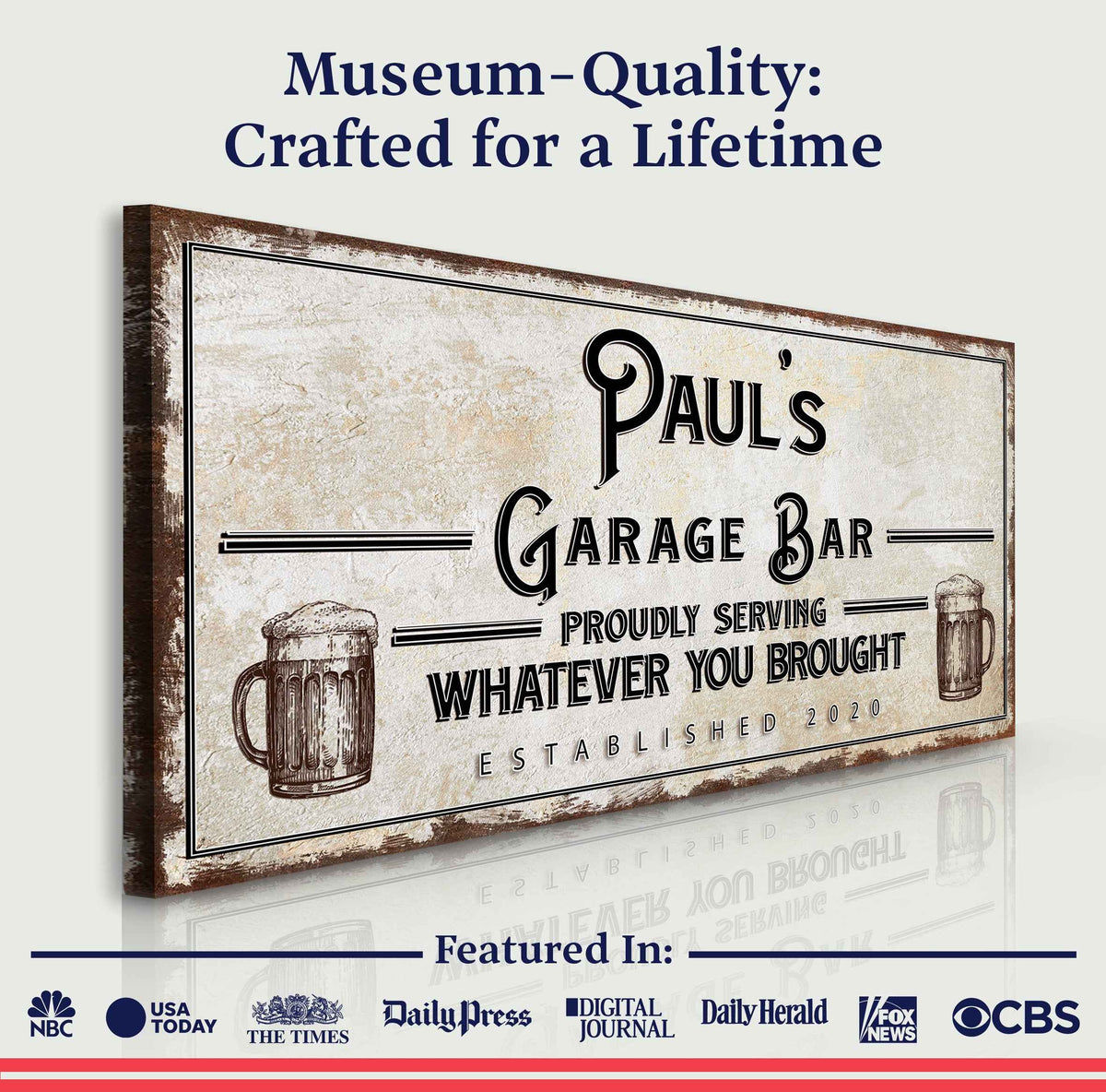 Garage Bar Sign