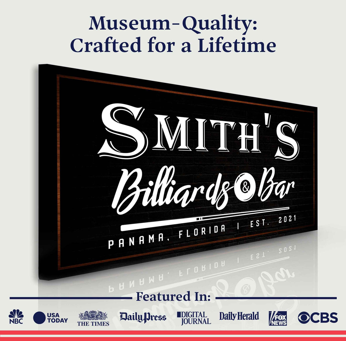 Billiards And Bar Sign II