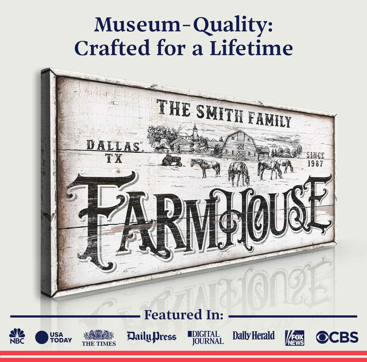 Personalized Farmhouse Sign IV