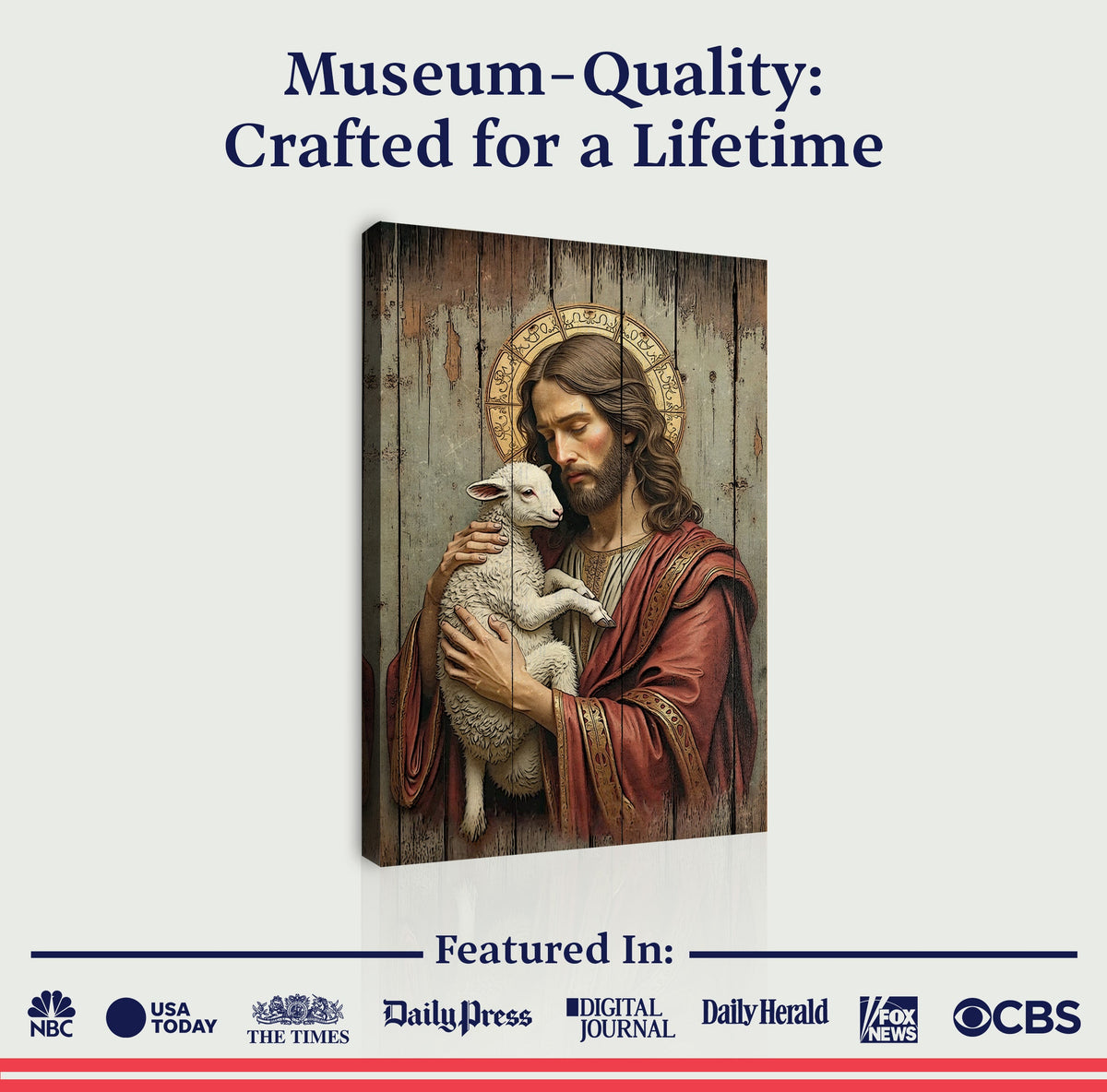 Jesus The Good Shepherd Wall Art