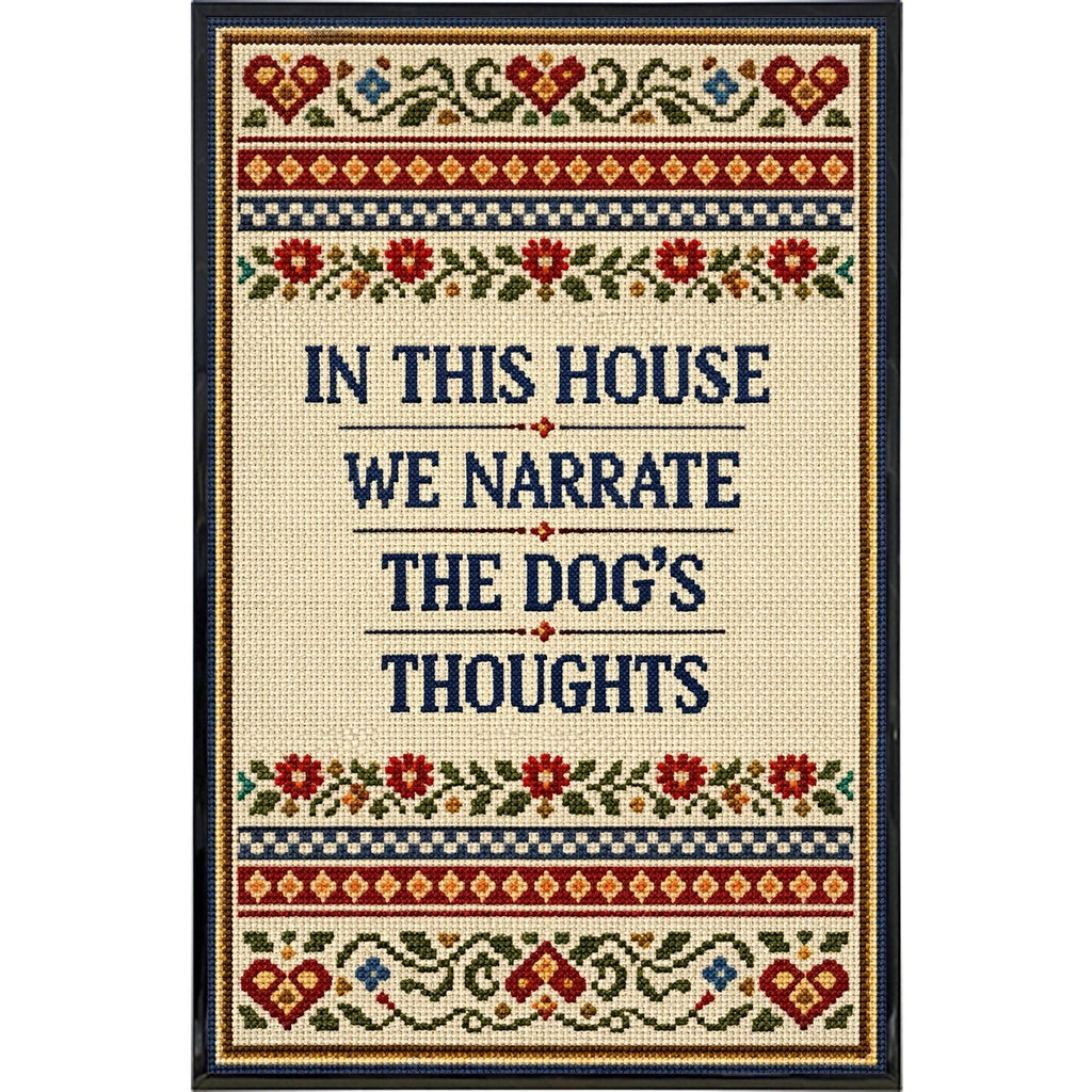 In This House We Narrate the Dog's Thoughts Print