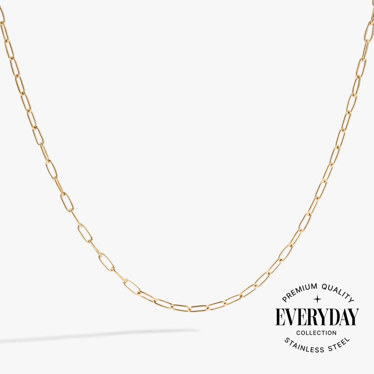 Paperclip Charm & Layering Necklace