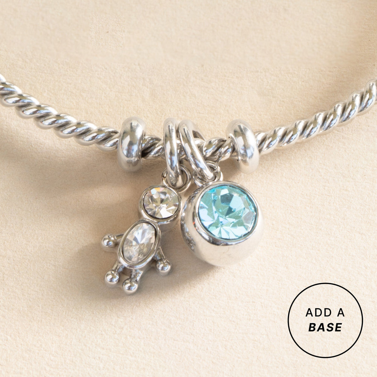 March Birthstone Interchangeable Charm