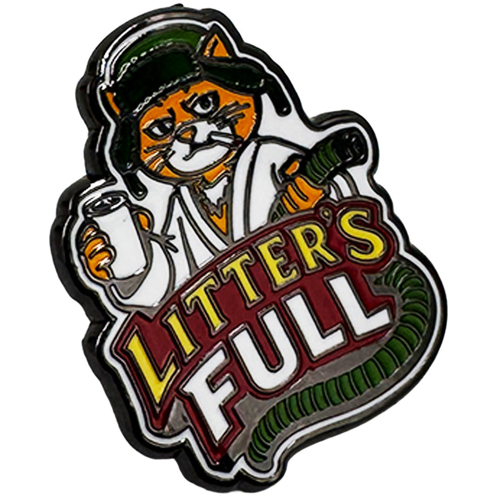 Litter's Full Enamel Pin