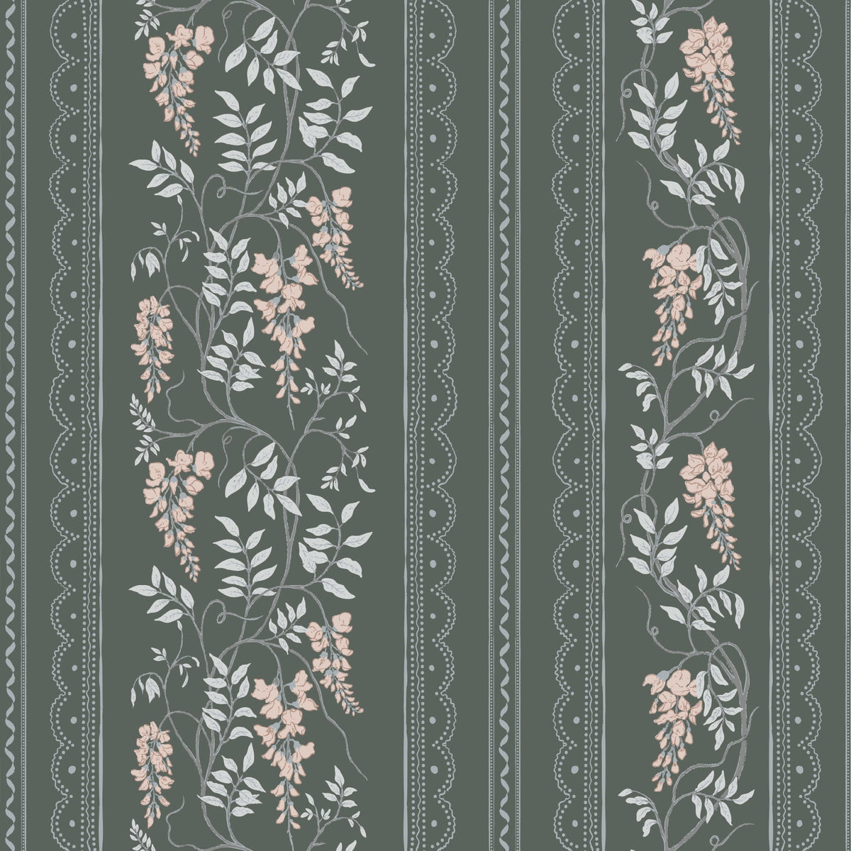 Loretta Wallpaper by The Bright Leaf Design