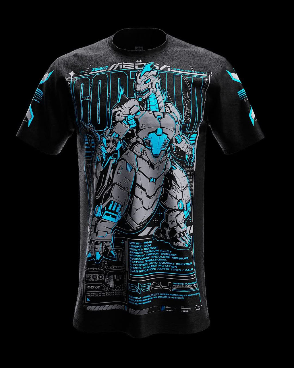 MCHA GDZILLA ( UV Blue )