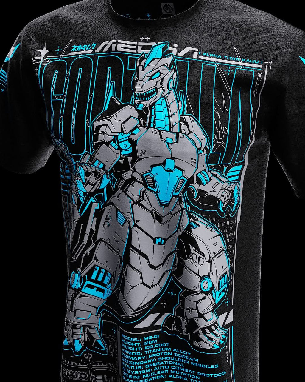 MCHA GDZILLA ( UV Blue )
