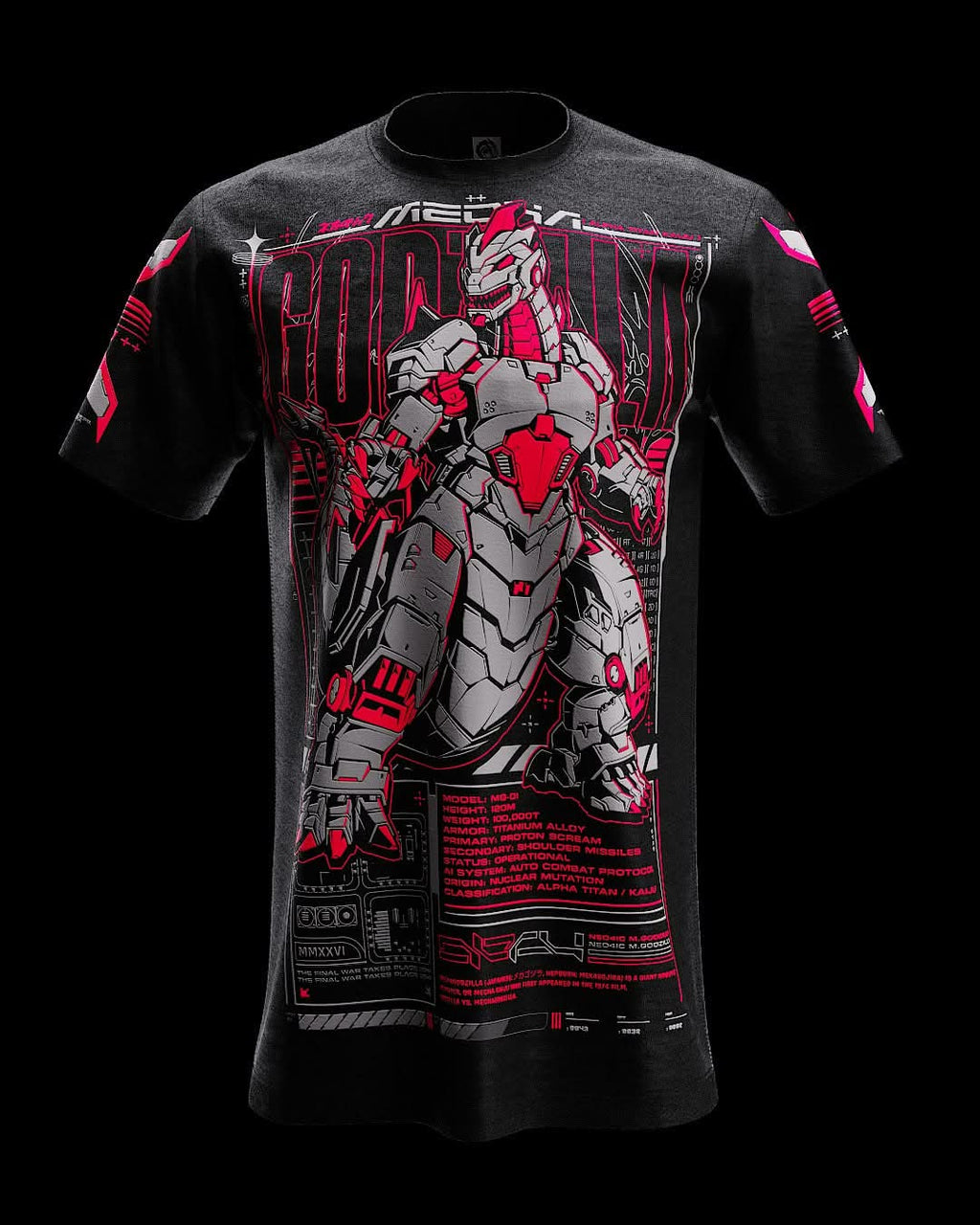 MCHA GDZILLA ( UV Red )