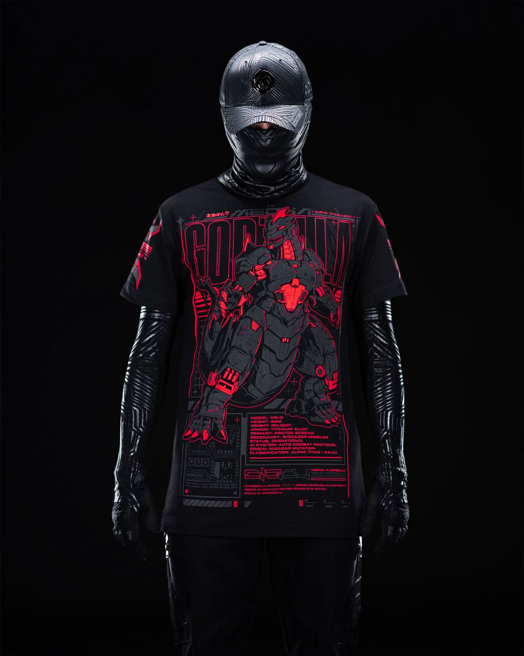 MCHA GDZILLA ( UV Red )