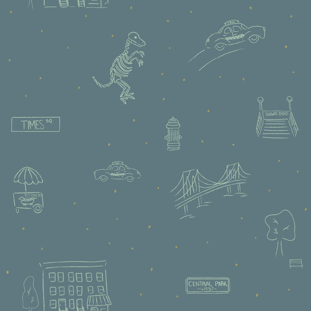 Manhattan Wallpaper by The Lil Dills Shop