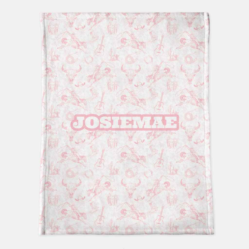 JosieMae Personalized Minky Blanket