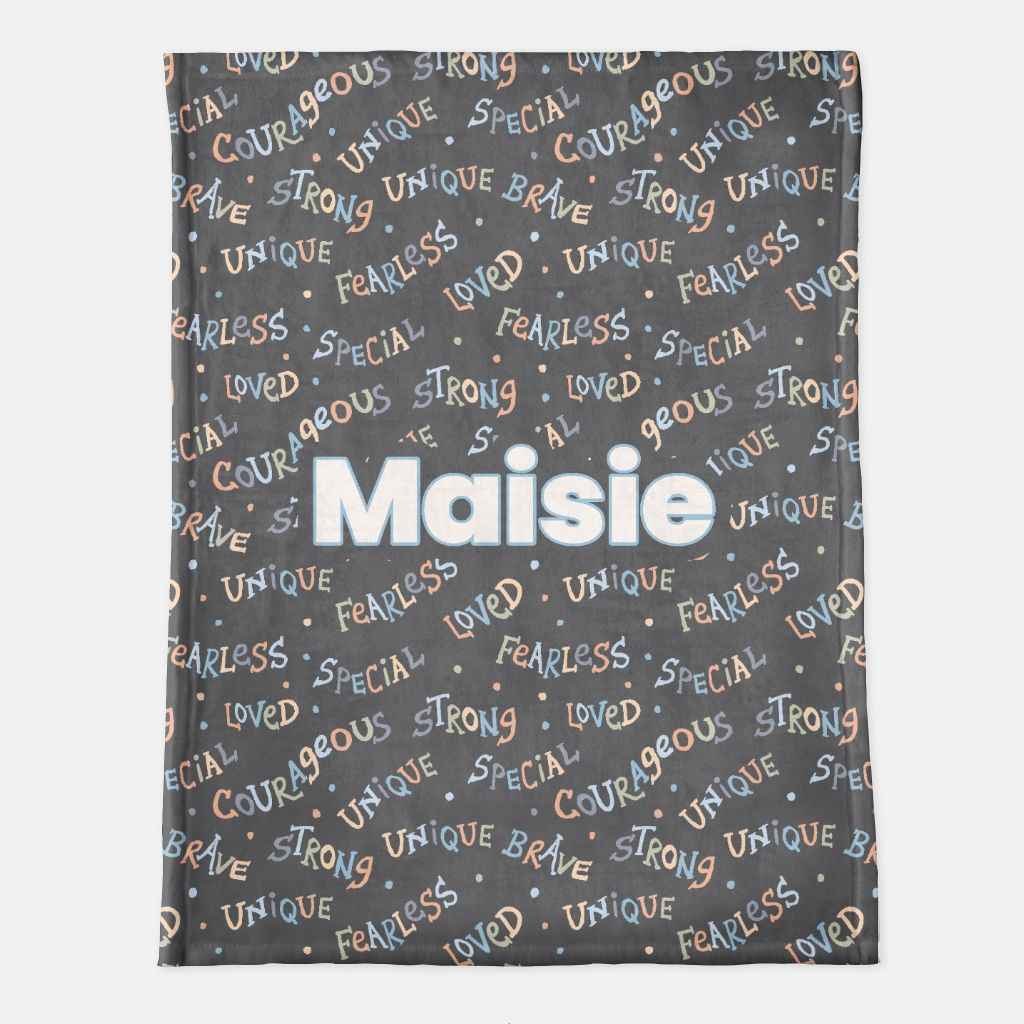 Maisie Personalized Minky Blanket