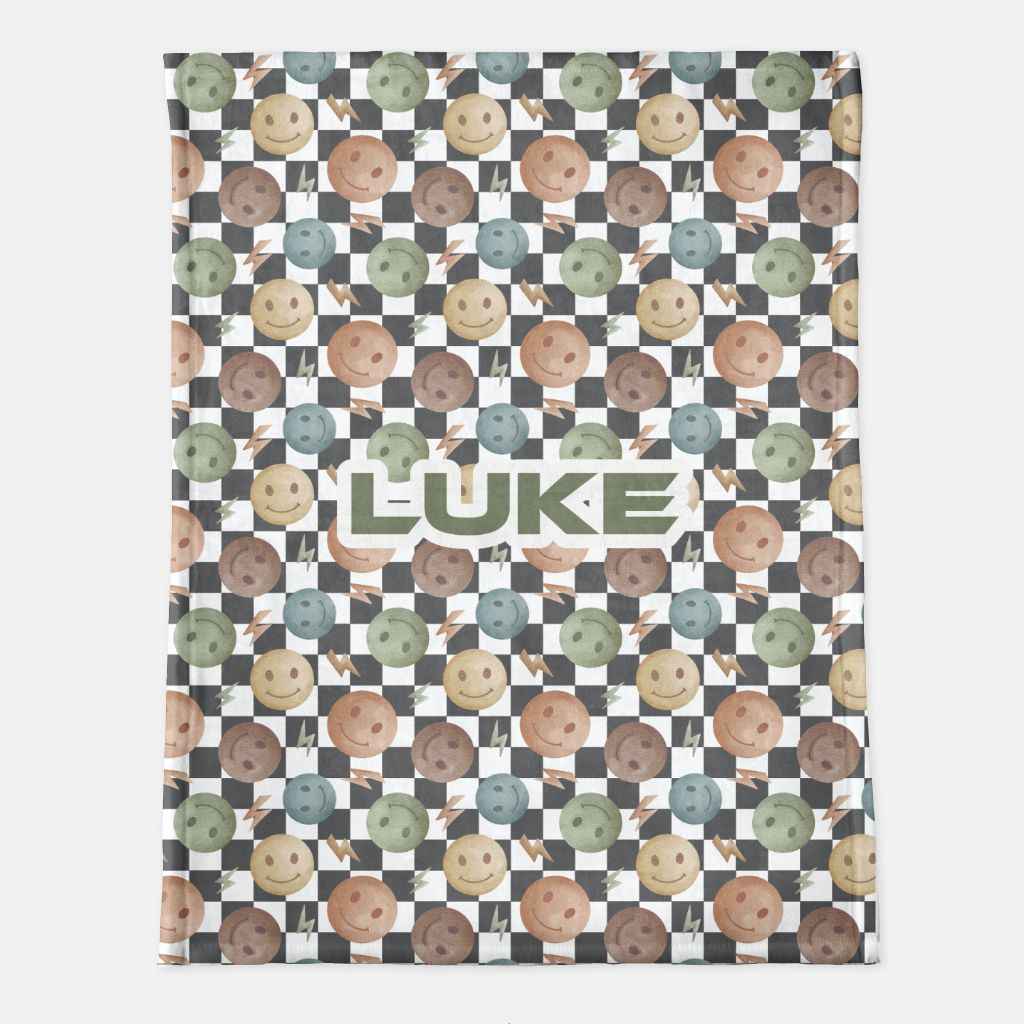 Luke Personalized Minky Blanket