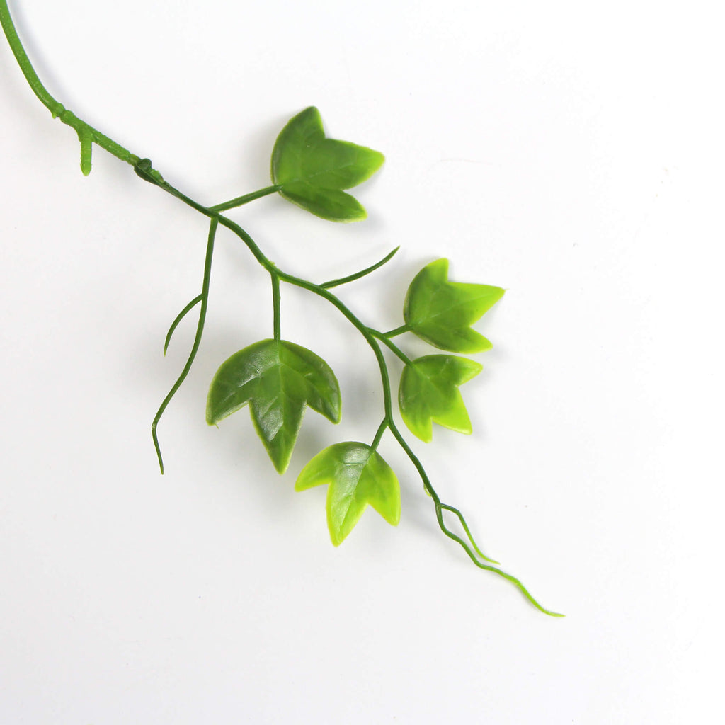 Two Tone Bright Tipped Ivy Artificial Hanging Bush 31in – UV Resistant