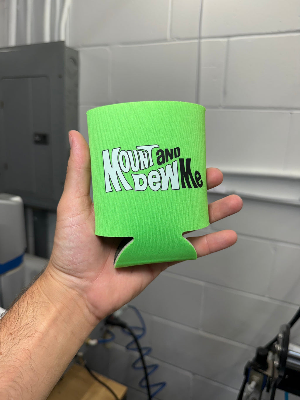 Mount And Dew Me Koozie