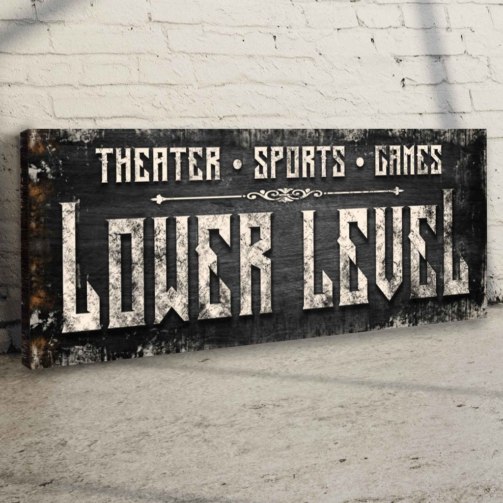 Lower Level Sign