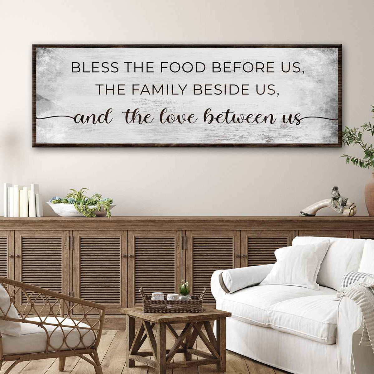 Bless The Love Between Us Sign