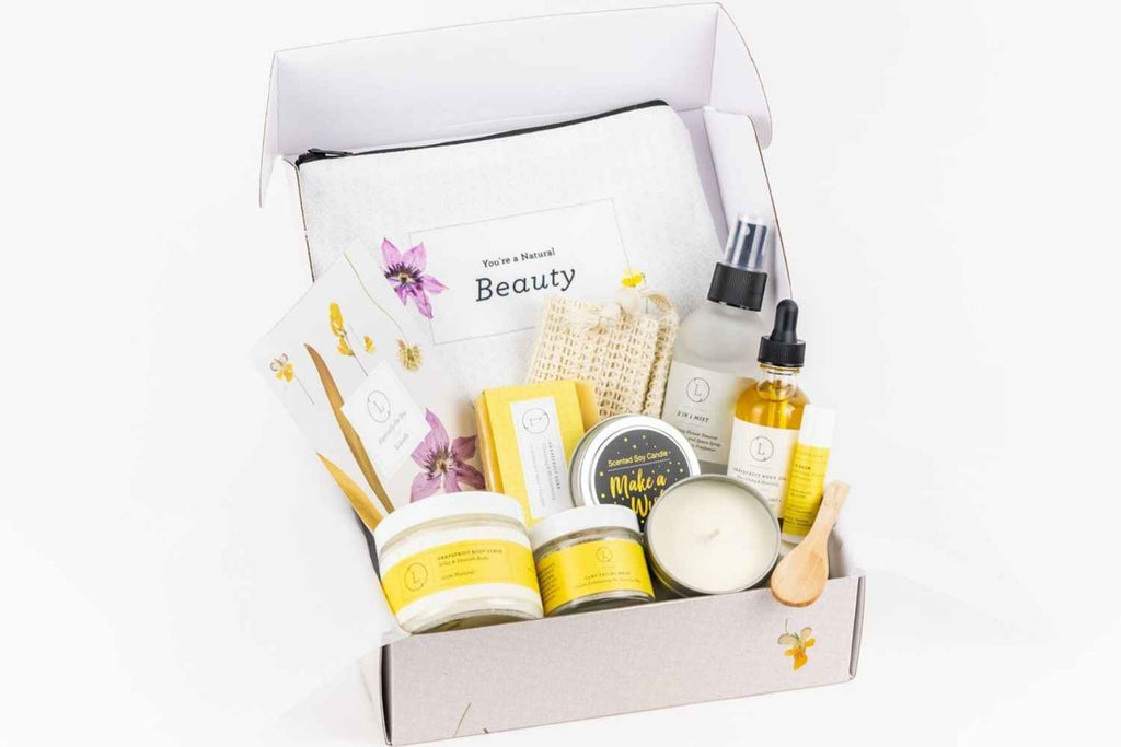 Natural Citrus Care Package – Handmade Bath & Body Gift Box