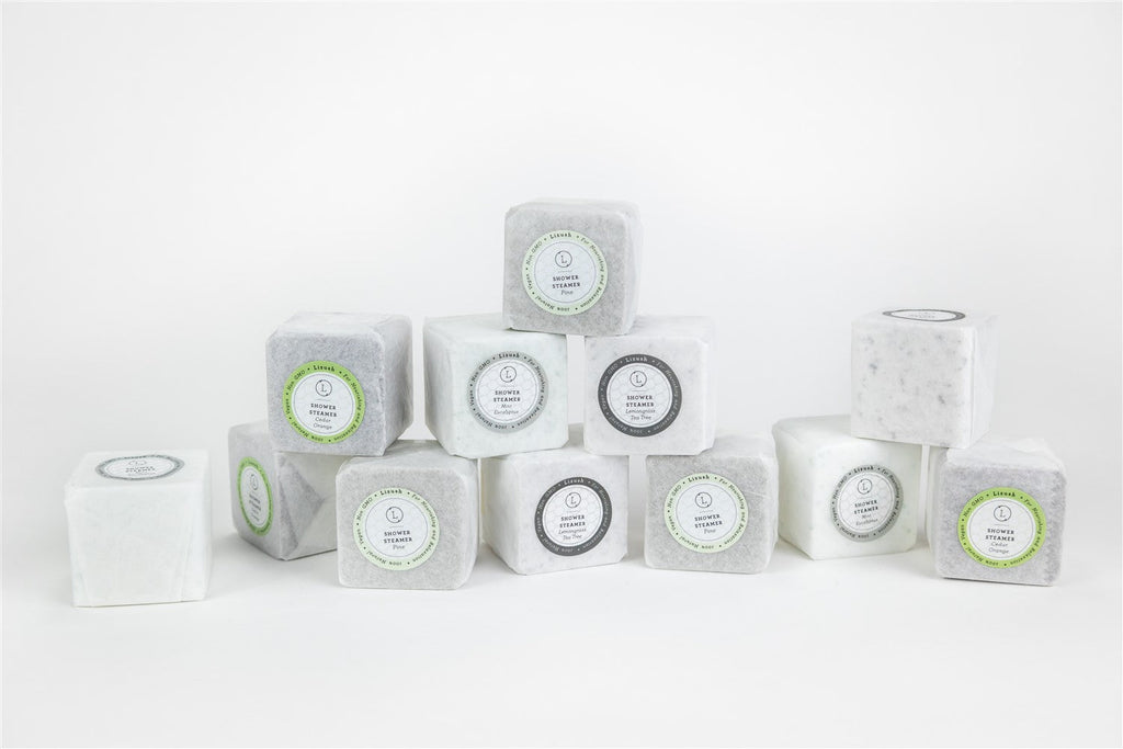 Earthy Shower Steamer Gift Box – 12 Natural Steamers