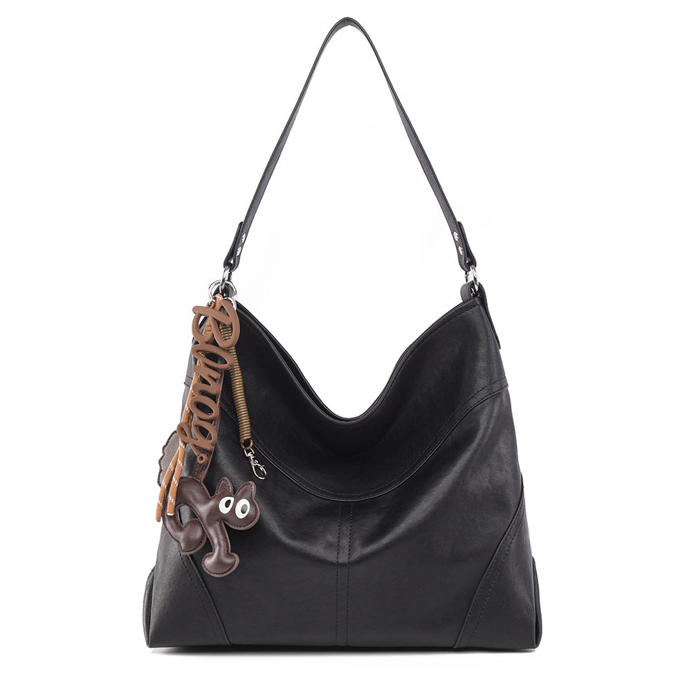 Tote Bag Women All Match Simple Casual Shoulder Bag Large Capacity Office High Sense Underarm Bag