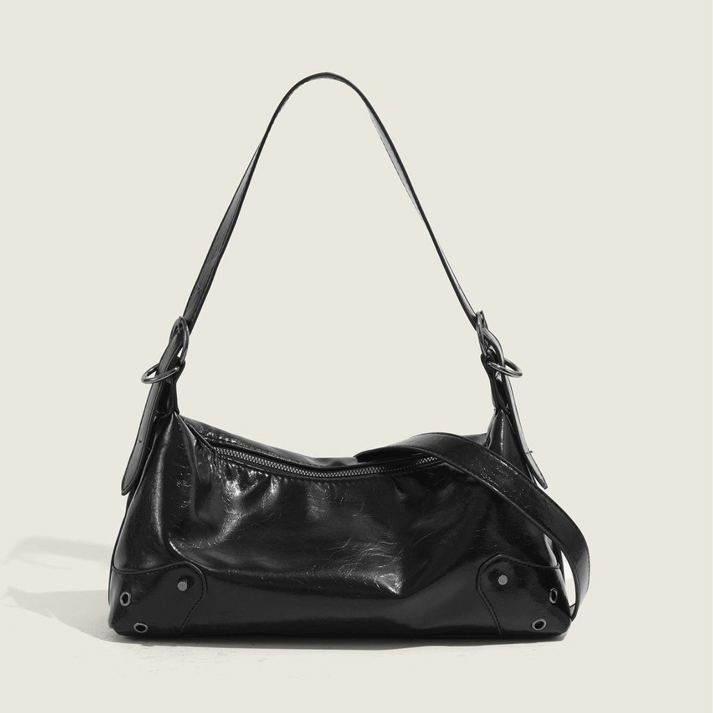 Design female small hobo bag, autumn and winter armpit bag, versatile shoulder crossbody bag female