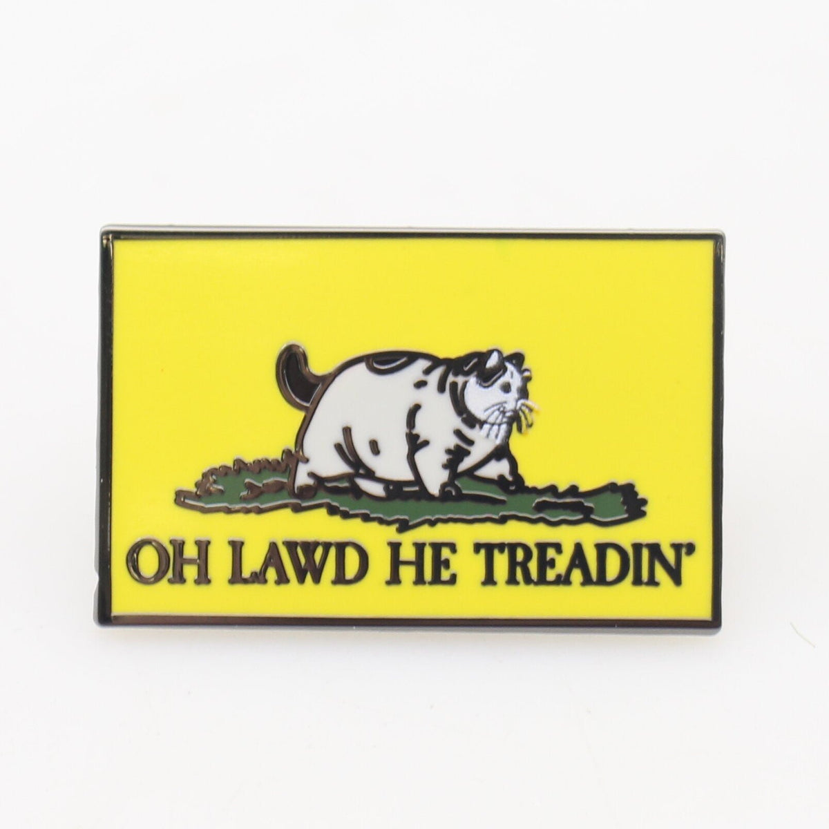 Oh Lawd He Treadin' Enamel Pin