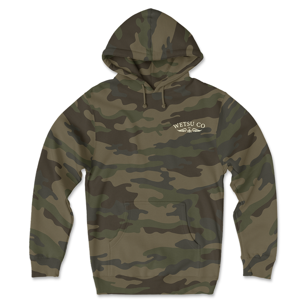 Old School Jumps Camo Hoodie