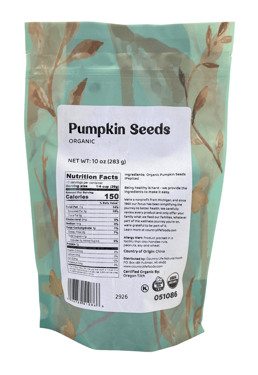 Pepitas (Pumpkin Seeds), Organic