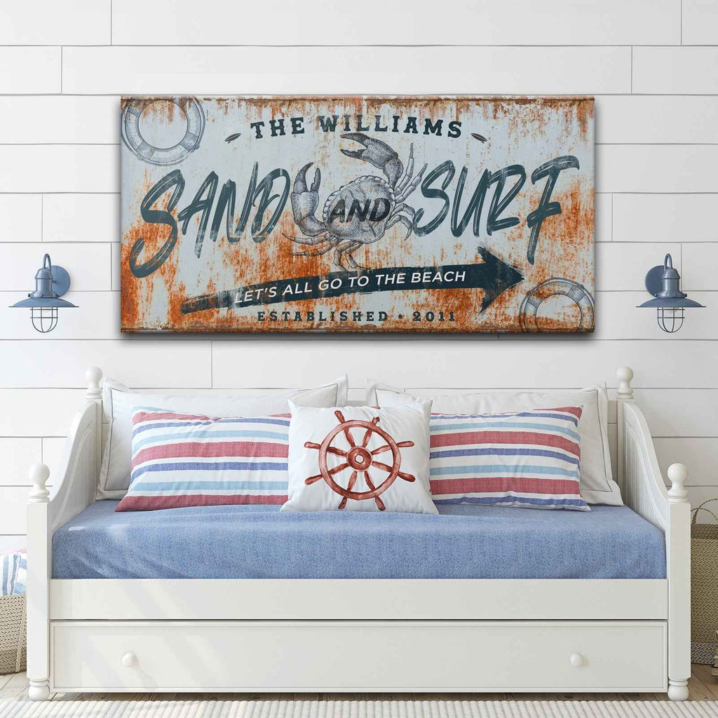 Sand And Surf Sign V